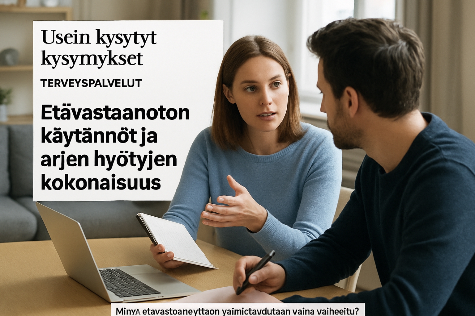 Etävastaanoton käytännöt ja arjen hyötyjen kokonaisuus